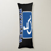 Mit Behinderung behinderter Veteran Seitenschläferkissen (Rückseite (Vertikal))