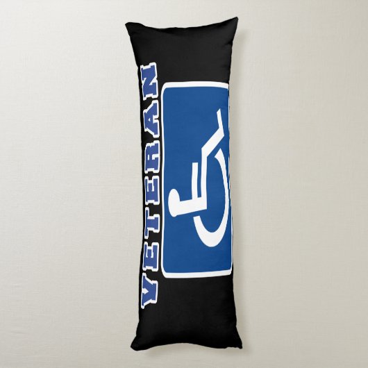 Mit Behinderung behinderter Veteran Seitenschläferkissen (Rückseite (Vertikal))