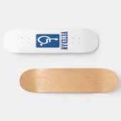 Mit Behinderung behinderter Veteran Skateboard (Horizontal)