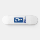 Mit Behinderung behinderter Veteran Skateboard (Horizontal)