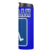 Mit Behinderung behinderter Veteran Thermosbecher (Nach rechts gedreht)