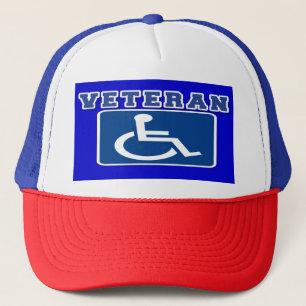 Mit Behinderung behinderter Veteran Truckerkappe
