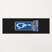 Mit Behinderung behinderter Veteran Yogamatte (Rückseite (Horizontal))