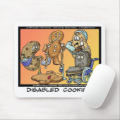 Mit Behinderung Cookies Funny Internet gibt T-Shir Mousepad (Mit Mouse)