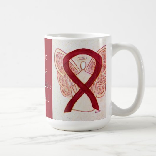 Mit Behinderung Erwachsene Sensibilisierung Ribbon Kaffeetasse (Rechts)