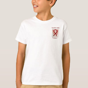 Mit Behinderung Erwachsenenbewusstsein Ribbon Enge T-Shirt