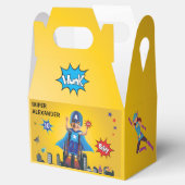 Mit Behinderung fliegender Superheld Rollstuhlgenu Geschenkschachtel (Geöffnet)