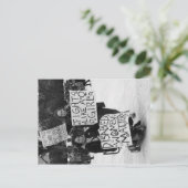 Mit Behinderung Frauenangelegenheiten Postkarte (Stehend Vorderseite)