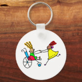 Mit Behinderung Freunde Schlüsselanhänger (Vorderseite)