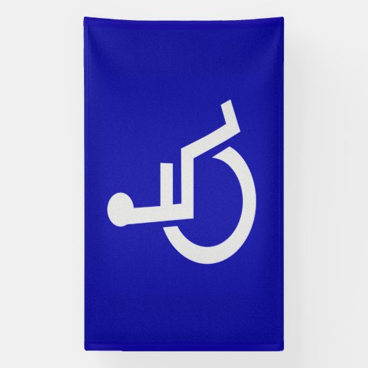 Mit Behinderung für Behinderte Banner (Vertikal)