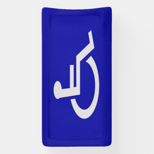 Mit Behinderung für Behinderte Banner (Vertikal)