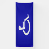 Mit Behinderung für Behinderte Banner (Vertikal)