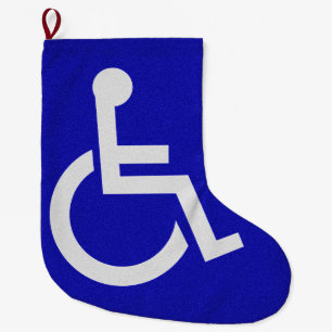 Mit Behinderung für Behinderte Großer Weihnachtsstrumpf