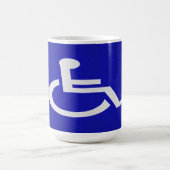Mit Behinderung für Behinderte Kaffeetasse (Mittel)