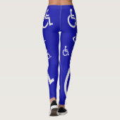 Mit Behinderung für Behinderte Leggings (Rückseite)