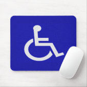 Mit Behinderung für Behinderte Mousepad (Mit Mouse)