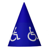 Mit Behinderung für Behinderte Partyhütchen (Vorderseite)