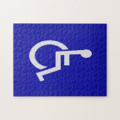 Mit Behinderung für Behinderte Puzzle (Horizontal)