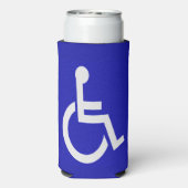 Mit Behinderung für Behinderte Selters Dosenkühler (Seltzer Rückseite)