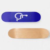Mit Behinderung für Behinderte Skateboard (Horizontal)