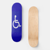 Mit Behinderung für Behinderte Skateboard (Vorderseite)