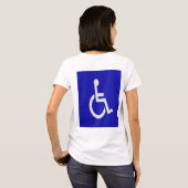 Mit Behinderung für Behinderte T-Shirt (Schwarz voll)