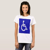 Mit Behinderung für Behinderte T-Shirt (Vorne ganz)