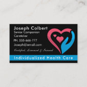 Mit Behinderung Homecare Caregiver Nurse Zuhause i Visitenkarte (Vorderseite)