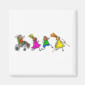 Mit Behinderung Kinder Magnet