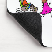 Mit Behinderung Kinder Mousepad (Ecke)