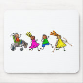 Mit Behinderung Kinder Mousepad (Vorne)