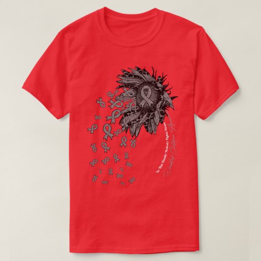 Mit Behinderung Kinder Sonnenblumen niemand kämpfe T-Shirt (Design vorne)