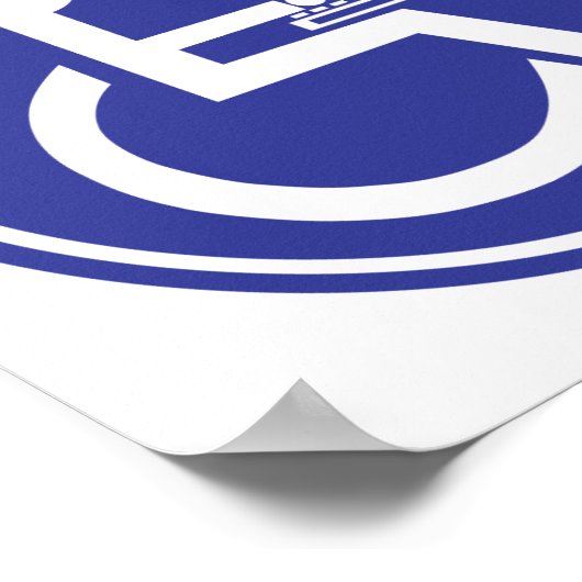 MIT BEHINDERUNG LAPTOP POSTER (Ecke)