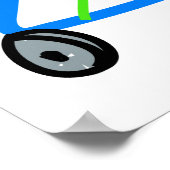 Mit Behinderung Mädchen Poster (Ecke)