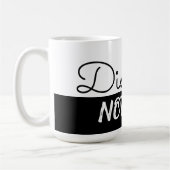 Mit Behinderung. Nicht faul. Kaffee-Tasse. Kaffeetasse (Links)