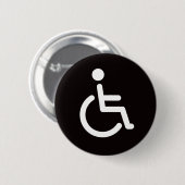 Mit Behinderung Symbol oder Button (Vorne & Hinten)
