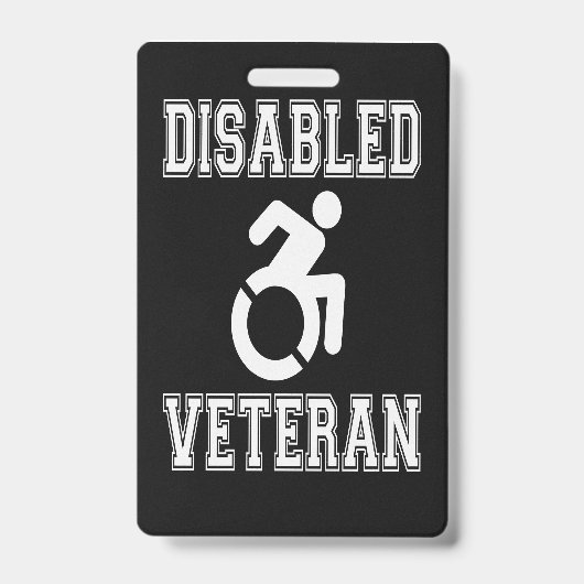 Mit Behinderung Veteran Ausweis (Vorderseite)