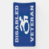 Mit Behinderung Veteran Banner (Vertikal)