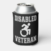 Mit Behinderung Veteran Dosenkühler (Kanne Rückseite)