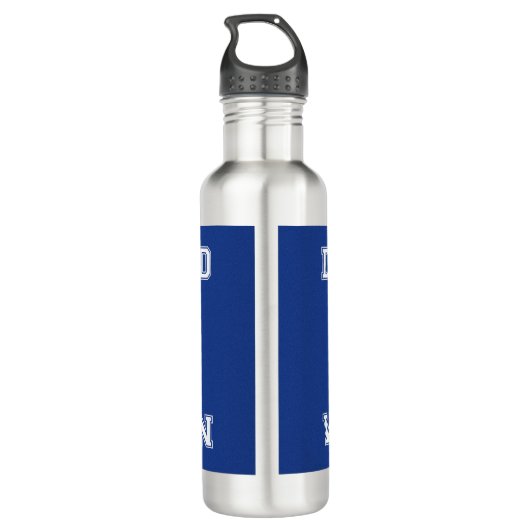 Mit Behinderung Veteran Edelstahlflasche (Rückseite)