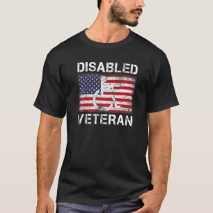 Mit Behinderung Veteran für Vater Großveteran Amer T-Shirt