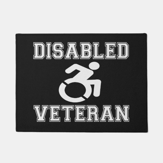 Mit Behinderung Veteran Fußmatte (Vorderseite)