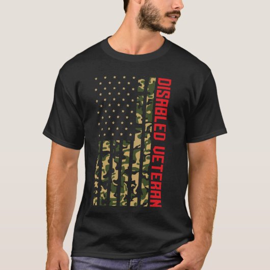 Mit Behinderung Veteran Handicap Militärsoldat Vet T-Shirt (Vorderseite)