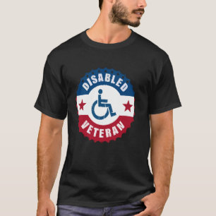 Mit Behinderung Veteran Handicap Militärsoldat Vet T-Shirt