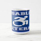 Mit Behinderung Veteran Kaffeetasse (Mittel)