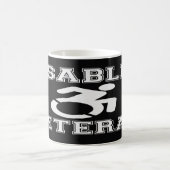Mit Behinderung Veteran Kaffeetasse (Mittel)
