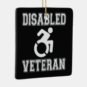 Mit Behinderung Veteran Keramikornament (Rechts)