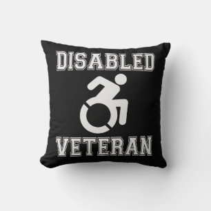 Mit Behinderung Veteran Kissen