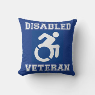 Mit Behinderung Veteran Kissen
