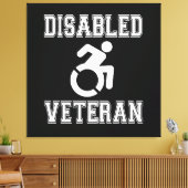 Mit Behinderung Veteran Leinwanddruck (Insitu (Wohnzimmer))